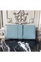 Hermes Medor Clutch Bag In Ciel Crocodile Leather  Replica