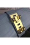 Hermes Medor Clutch Bag In Ciel Crocodile Leather  Replica