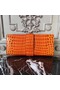 Hermes Medor Clutch Bag In Orange Crocodile Leather  Replica