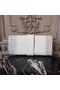 Hermes Medor Clutch Bag In White Crocodile Leather  Replica