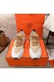 Hermes Men's Addict Sneakers In Multicolore Knit  Replica