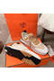 Hermes Men's Addict Sneakers In Multicolore Knit  Replica
