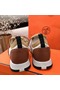 Hermes Men's Addict Sneakers In Multicolore Knit  Replica
