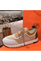 Hermes Men's Addict Sneakers In Multicolore Knit  Replica