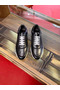 Hermes Men's C-Addict Sneakers In Black Perforated calfskin  Replica