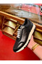Hermes Men's C-Addict Sneakers In Black Perforated calfskin  Replica