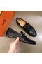 Hermes Men's Monterey Loafers In Black Calfskin  Replica