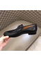 Hermes Men's Monterey Loafers In Black Calfskin  Replica