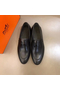 Hermes Men's Paris Loafers In Black Calfskin  Replica