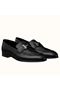 Hermes Men's Paris Loafers In Black Calfskin  Replica