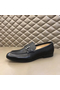 Hermes Men's Sydney Loafers In Black Calfskin  Replica