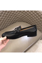 Hermes Men's Sydney Loafers In Black Calfskin  Replica