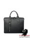 Hermes Mens Briefcase Calf Leather H1289A Black  Replica