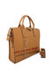 Hermes Mens Briefcase Calf Leather H1705 Camel  Replica