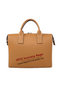 Hermes Mens Briefcase Calf Leather H1705 Camel  Replica