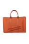 Hermes Mens Briefcase Canvas & Leather H1691 Orange  Replica