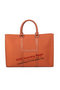Hermes Mens Briefcase Canvas & Leather H1691 Orange  Replica