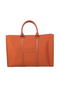 Hermes Mens Briefcase Canvas & Leather H1691 Orange  Replica