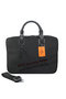 Hermes Mens Briefcase Canvas & Leather H1702D Black  Replica