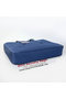 Hermes Mens Briefcase Canvas & Leather H1702D Blue  Replica