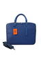 Hermes Mens Briefcase Canvas & Leather H1702D Blue  Replica
