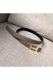 Hermes Mini Constance 24mm Reversible Belt Black/Taupe  Replica