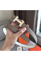 Hermes Mini Constance 24mm Reversible Belt Taupe/White  Replica