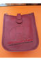 Hermes mini Evelyne Messenger Bag H1608S Burgundy  Replica