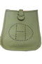 Hermes mini Evelyne Messenger Bag H1608S Light Green  Replica