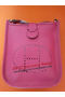 Hermes mini Evelyne Messenger Bag H1608S Rosy  Replica