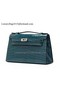 Hermes MINI Kelly 22cm Clutch Croco Leather KL22 Green  Replica