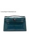 Hermes MINI Kelly 22cm Clutch Croco Leather KL22 Green  Replica