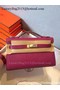 Hermes MINI Kelly 22cm Tote Bag Calfskin Leather K22 Peach  Replica