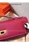 Hermes MINI Kelly 22cm Tote Bag Calfskin Leather K22 Peach  Replica