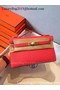Hermes MINI Kelly 22cm Tote Bag Calfskin Leather K22 Red  Replica