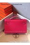 Hermes MINI Kelly 22cm Tote Bag Calfskin Leather K22 Rose  Replica