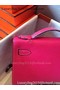 Hermes MINI Kelly 22cm Tote Bag Calfskin Leather K22 Rose  Replica