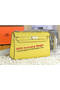Hermes MINI Kelly 22cm Tote Bag Calfskin Leather Lemon  Replica