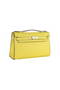 Hermes MINI Kelly 22cm Tote Bag Calfskin Leather Lemon  Replica