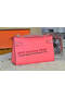 Hermes MINI Kelly 22cm Tote Bag Calfskin Leather Light Red  Replica