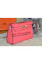 Hermes MINI Kelly 22cm Tote Bag Calfskin Leather Light Red  Replica