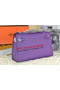 Hermes MINI Kelly 22cm Tote Bag Calfskin Leather Purple  Replica