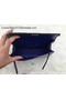 Hermes MINI Kelly 22cm Tote Bag Croco Leather KL22 Blue  Replica