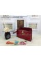 Hermes MINI Kelly 22cm Tote Bag Croco Leather KL22 Burgundy  Replica