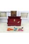 Hermes MINI Kelly 22cm Tote Bag Croco Leather KL22 Burgundy  Replica