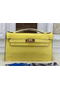 Hermes MINI Kelly 22cm Tote Bag Croco Leather KL22 Lemon  Replica