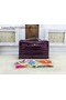 Hermes MINI Kelly 22cm Tote Bag Croco Leather KL22 Purple  Replica