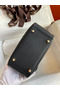 Hermes Mini Lindy Handmade Bag In Black Clemence Leather  Replica