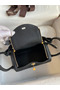 Hermes Mini Lindy Handmade Bag In Black Clemence Leather  Replica