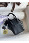 Hermes Mini Lindy Handmade Bag In Black Swift Leather  Replica